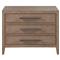 Greig Modern Classic Grey Oak Wood Nightstand|Kathy Kuo Home