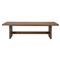Adam Rustic Lodge Brown Oak Rectangular Dining Table - 108&quot;|Kathy Kuo Home