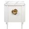Sazana Modern Classic Carrara Marble White Oak Vanity Sink - 30&quot;|Kathy Kuo Home