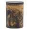 Pigeon and Poodle Duluth Global Swirled Black Resin Canister - Small|Kathy Kuo Home