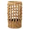 Pigeon and Poodle Delray Coastal Natural Woven Water Hyacinth Umbrella Stand|Kathy Kuo Home