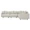Toulouse Porcelain Performance Modular 5-Piece Corner Sectional - 129&quot;|Kathy Kuo Home