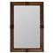 Julia Rustic Lodge Walnut Wood Rectangular Wall Mirror|Kathy Kuo Home