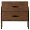 Hadley Rustic Lodge Brown Wood Nightstand|Kathy Kuo Home