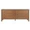 Chris Rustic Lodge Brown Oak Double Dresser|Kathy Kuo Home