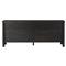Chris Rustic Lodge Black Oak Double Dresser|Kathy Kuo Home