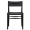 Mable Coastal Beach Black Wicker Teak Outdoor Dining Chair|Kathy Kuo Home