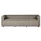 Leo Modern Classic Grey Tufted Outdoor Sofa - 97&quot;|Kathy Kuo Home