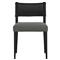Ely Rustic Lodge Black Woven Teak Wood Outdoor Dining Chair|Kathy Kuo Home