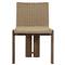 Ursula Coastal Beach Beige Woven Hyacinth Outdoor Dining Chair|Kathy Kuo Home