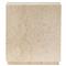 Orkins Modern Classic Cream Marble Square Block Outdoor End Table|Kathy Kuo Home