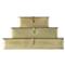 Staten Modern Gold Iron Rectangular Decorative Box - Set of 3|Kathy Kuo Home