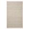 Rivers Coastal Beige Geometric Reversible Jute Rug - 3&#39;6&quot;x5&#39;6&quot;|Kathy Kuo Home