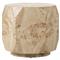 Daphne Modern Classic Light Brown Burl Wood End Table|Kathy Kuo Home