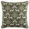 Luca Global Dark Green Cheetah Indoor Outdoor Throw Pillow - 20x20