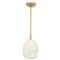 Artemis Modern Glass Shade Natural Brass Single Pendant|Kathy Kuo Home