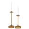 Clove French Country Antique Gold Leaf Candle Holder - Set of 2|Kathy Kuo Home