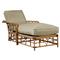 Myrah Coastal Sand Sunbrella Aluminum Adjustable Outdoor Chaise Lounge|Kathy Kuo Home