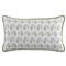 Amelia French Green Botanical Indoor Outdoor Lumbar Pillow - 14x24|Kathy Kuo Home