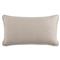 Averie Modern Classic Beige Indoor Outdoor Lumbar Pillow - 14x24|Kathy Kuo Home