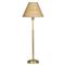 Polly Coastal Brown Rattan Shade Natural Brass Buffet Table Lamp|Kathy Kuo Home
