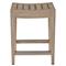 Sophia Coastal Beach Brown Teak Outdoor Counter Stool|Kathy Kuo Home