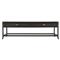 Nigel Coastal Beach Dark Oak Rectangular Storage Coffee Table|Kathy Kuo Home