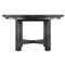 Nigel Coastal Beach Dark Oak Round Extendable Dining Table - 54-74&quot;|Kathy Kuo Home