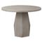 Barley Industrial Loft Grey Concrete Round Outdoor Dining Table - 42&quot;|Kathy Kuo Home