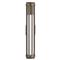 Inset Modern Bronze Steel Frosted Glass Outdoor Sconce