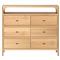 Abdiel Modern Classic Oak Wood Double Dresser|Kathy Kuo Home