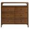 Abdiel Modern Classic Walnut Oak Wood Double Dresser|Kathy Kuo Home