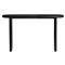 Arley Modern Classic Black Oak Wood Console Table|Kathy Kuo Home