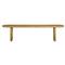 Arley Modern Classic Oak Wood Dining Bench|Kathy Kuo Home