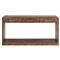 Briella Modern Classic Dark Brown Burl Wood Console Table|Kathy Kuo Home