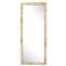 Briella Modern Classic Light Brown Burl Wood Full Length Floor Mirror|Kathy Kuo Home