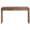 Briella Modern Classic Dark Brown Burl Wood Rectangular Desk|Kathy Kuo Home