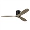 Visual Comfort Collins Light Grey Blades Aged Pewter Smart Hugger Ceiling Fan - 52&quot;|Kathy Kuo Home
