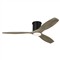 Visual Comfort Collins Grey Blades Aged Pewter Smart Hugger LED Ceiling Fan - 52&quot;|Kathy Kuo Home
