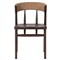 Tanner Updated Traditional Brown Oak Wood Woven Dining Side Chair|Kathy Kuo Home