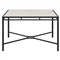 Emeline Albarium Dekton Black Iron Outdoor Dining Table - 48&quot;|Kathy Kuo Home