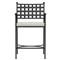 Emeline Cream Upholstered Black Iron Outdoor Counter Stool|Kathy Kuo Home