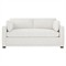 Weybridge Heathered Ivory Performance Bench Cushion Sleeper Sofa - 75Gǥ|Kathy Kuo Home
