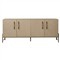 Matthew Modern Classic Brown Oak Wood Sideboard|Kathy Kuo Home