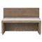 Senna Broadway Dune Linen Woven Dining Bench - 49&quot;|Kathy Kuo Home