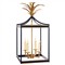 Magnus Modern Classic Gloss Brass Candelabra Lantern|Kathy Kuo Home