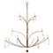 Giselle Traditional Quartz Crystal Aged Gold 3 Tier Chandelier|Kathy Kuo Home