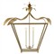 Freya French Country Palmetto Antique Gold Steel Lantern|Kathy Kuo Home
