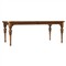 Gabriel Updated Traditional Brown Wood Extendable Rectangular Dining Table - 78-114&quot;