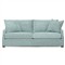 Romilly French Blue 2-Cushion Sofa - 90Gǥ|Kathy Kuo Home